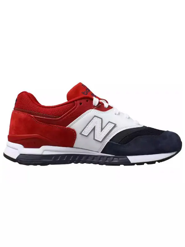 Кроссовки New Balancee 997H Series Low-Top Red/White/Blue — изображение 2 из 4, красный/белый/синий