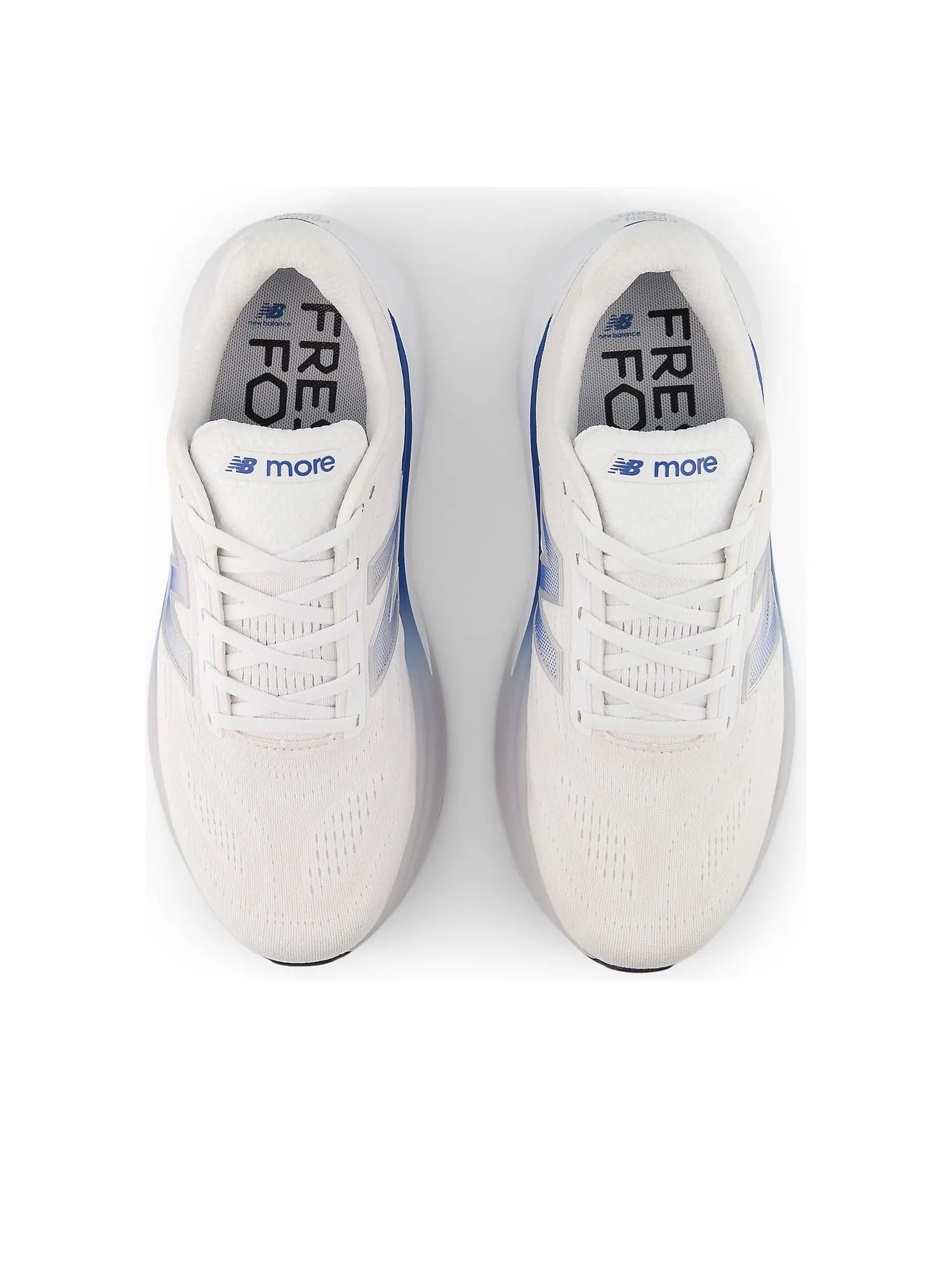 New Balance Fresh Foam X More v6 'White Blue Agate' — изображение 3 из 6, белый/синий