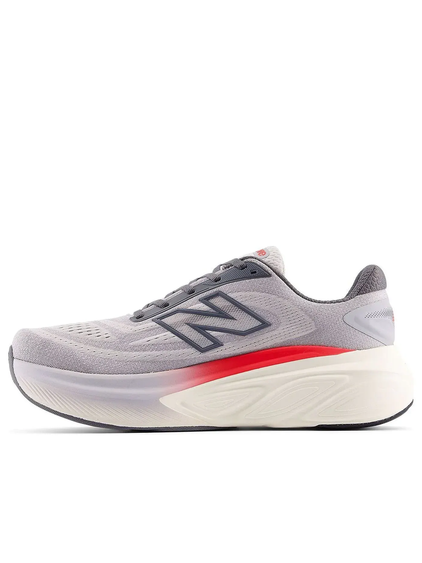 Кроссовки New Balance Fresh Foam X More v6 'Gray Matter True Red' — изображение 1 из 6, серый