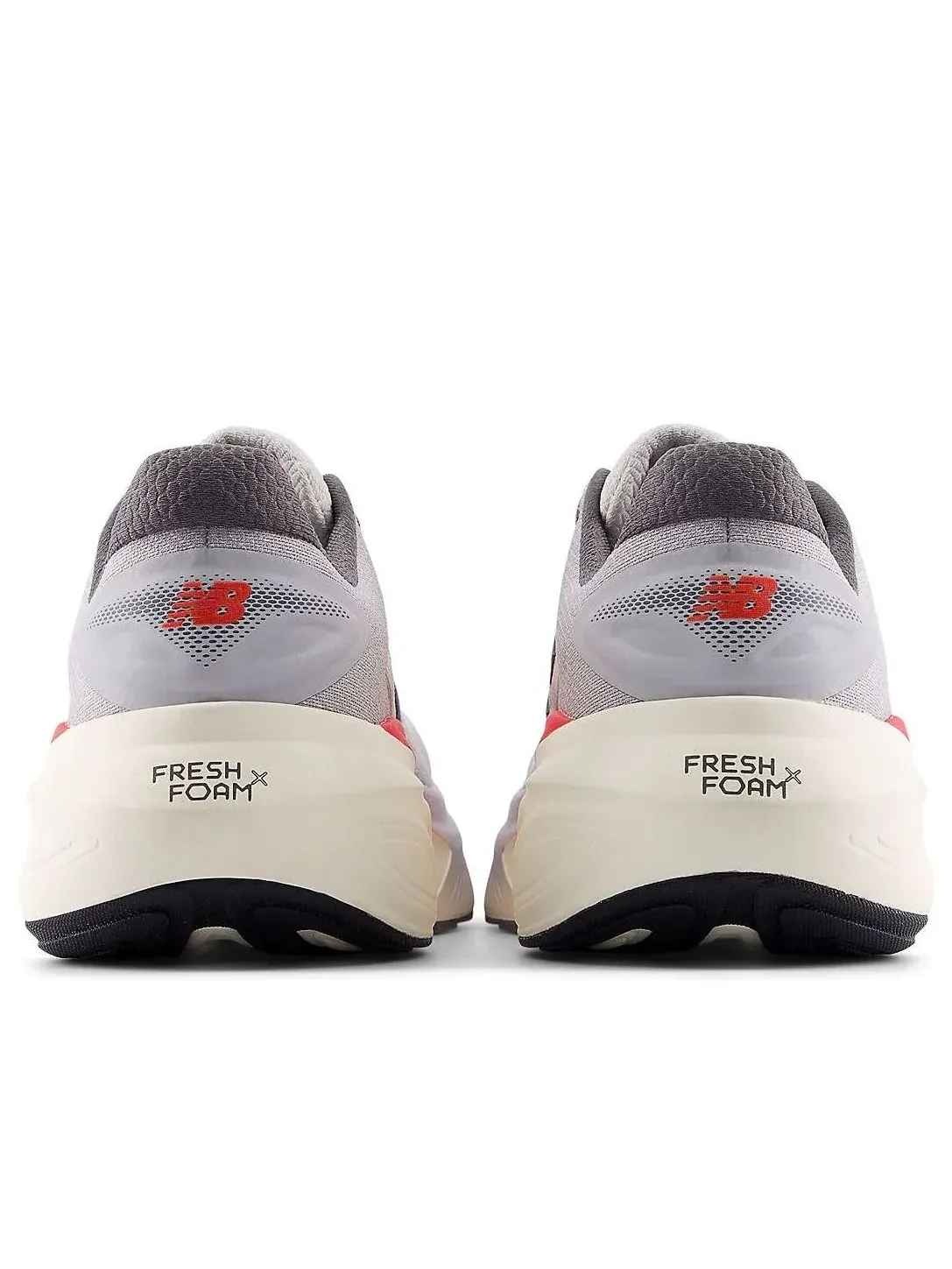 Кроссовки New Balance Fresh Foam X More v6 'Gray Matter True Red' — изображение 6 из 6, серый