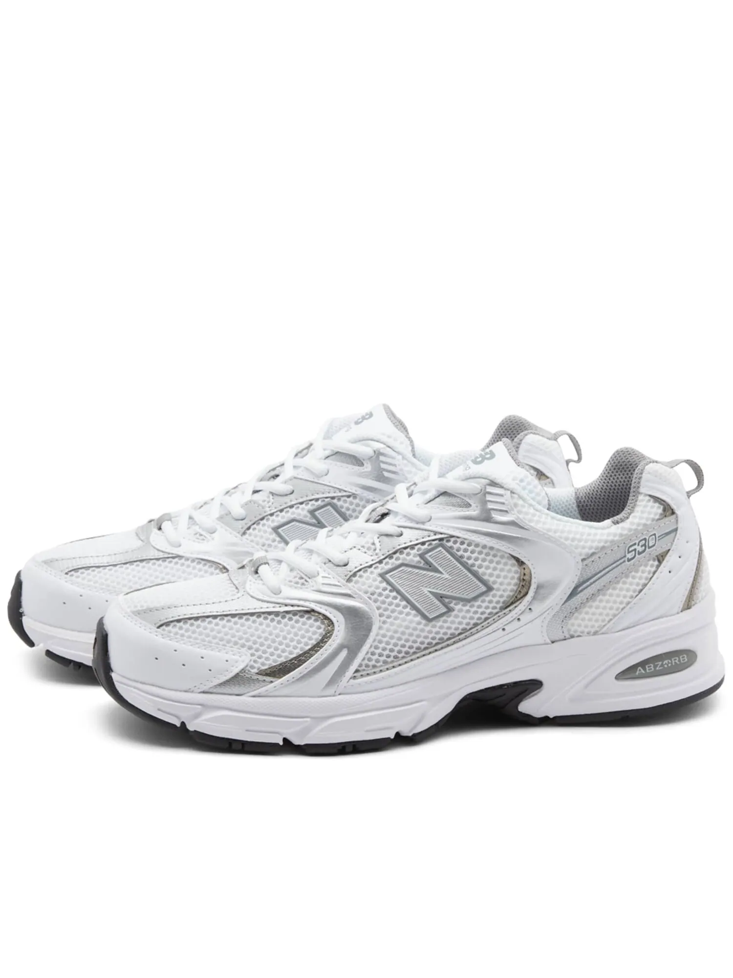 Кроссовки New Balance 530 — изображение 9 из 10, белый/серебристый