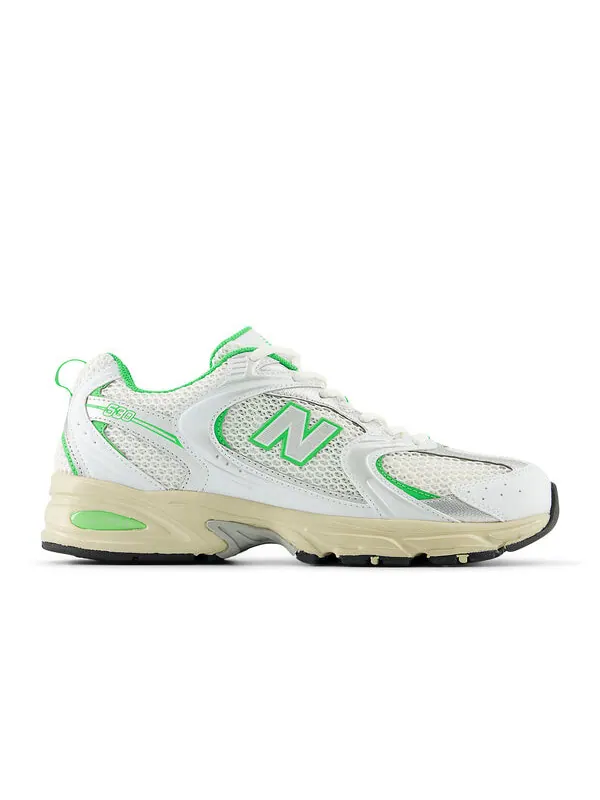Кроссовки 530 New Balance — изображение 2 из 3, белый/зеленый