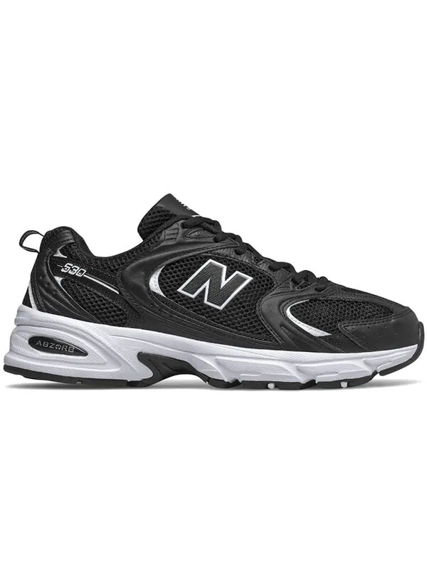 Кроссовки New Balance 530v2 Ретро Черные — изображение 2 из 4, черный