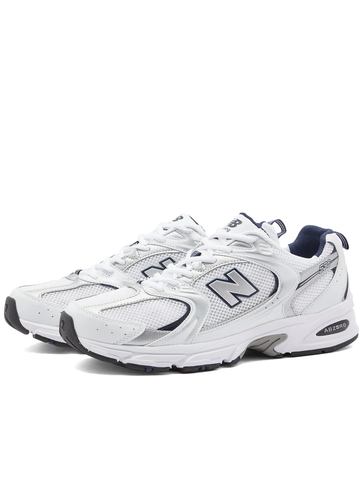 Кроссовки New Balance 530 унисекс — изображение 3 из 6, белый/серебристый