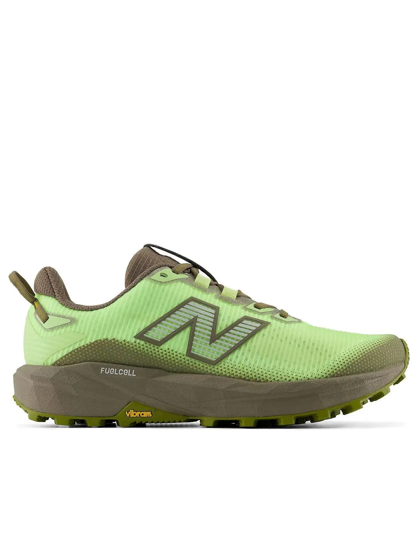 Кроссовки New Balance FuelCell Rebel Trail 'Afterglow Thunder Brown' MRBT66K — изображение 2 из 6, зеленый