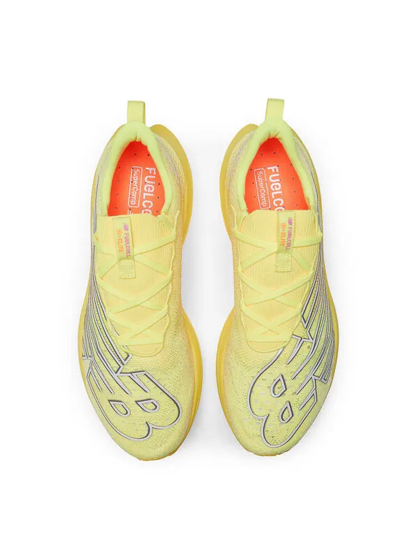 Кроссовки fuelcell supercomp elite v3 New Balance — изображение 3 из 4, желтый