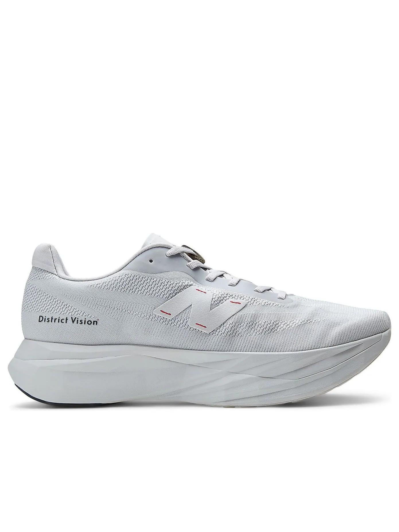 New Balance x District Vision SC Elite V5 'Pearl Grey Black' — изображение 2 из 6, серый/черный
