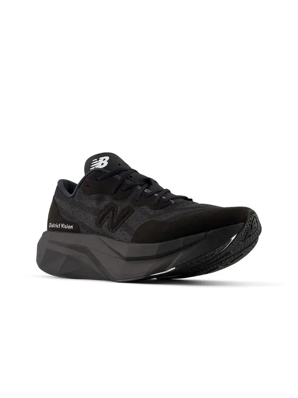 Кроссовки x district vision fuelcell supercomp elite v4 New Balance — изображение 3 из 4, черный/белый