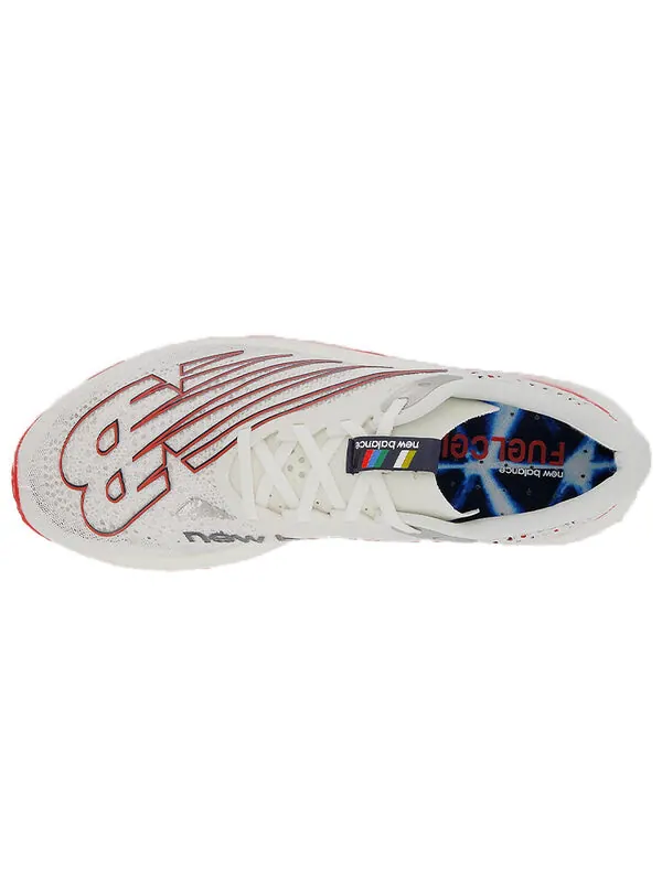 Кроссовки fuelcell rc elite v2 New Balance — изображение 3 из 4, белый/красный