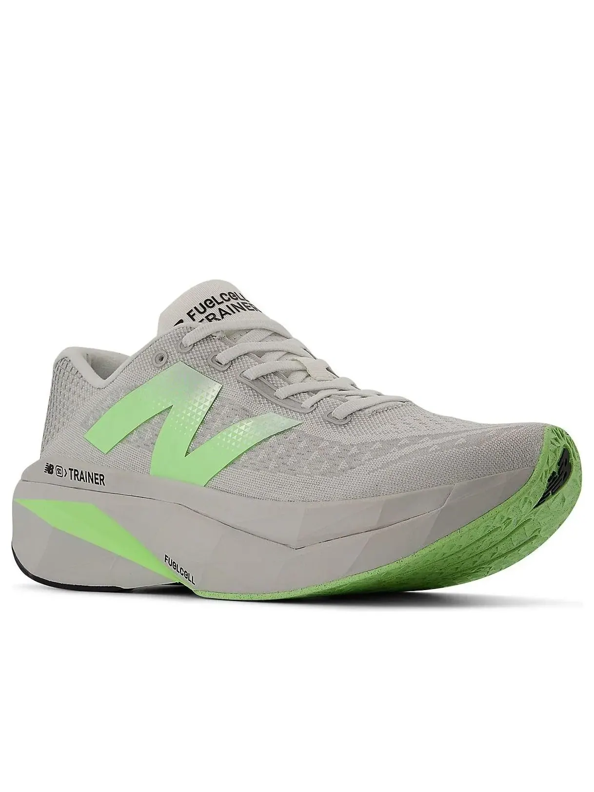 Кроссовки New Balance FuelCell SuperComp Trainer v3 'Gray Matter Mint Glitter' — изображение 4 из 5, серый