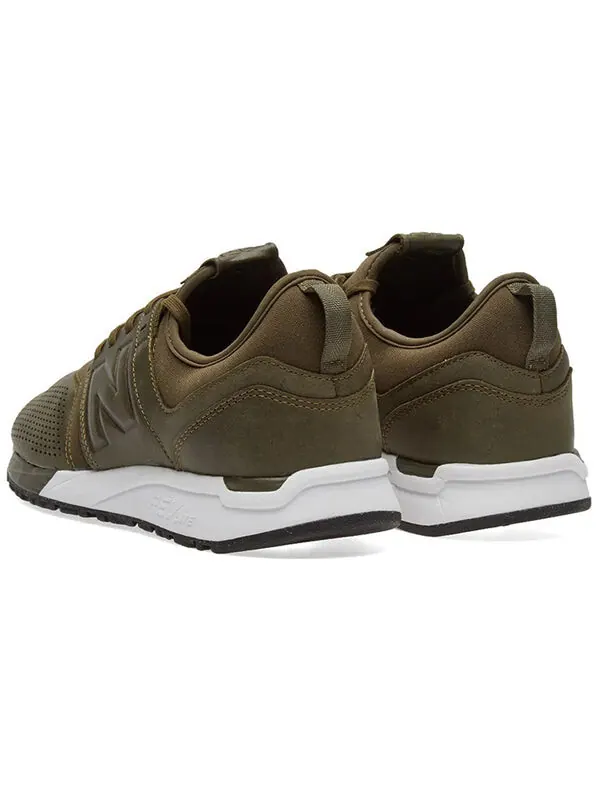 Кроссовки 247 кожа New Balance — изображение 4 из 4, оливковый зеленый