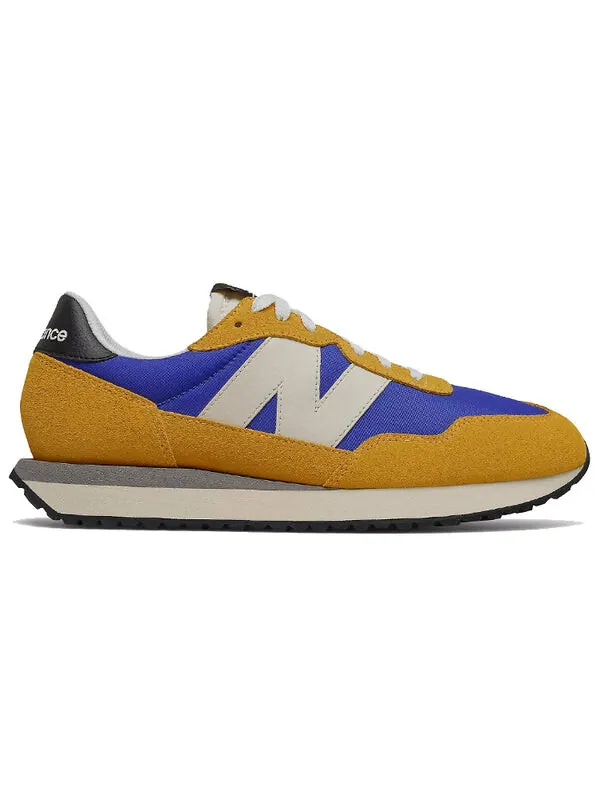 Кроссовки 237 New Balance — изображение 2 из 4, желтый/синий