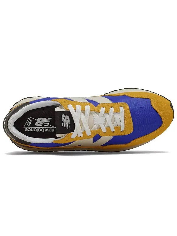 Кроссовки 237 New Balance — изображение 3 из 4, желтый/синий