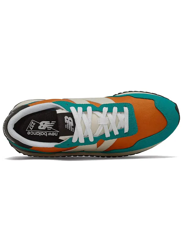 Кроссовки 237 New Balance — изображение 3 из 4, зеленый/оранжевый