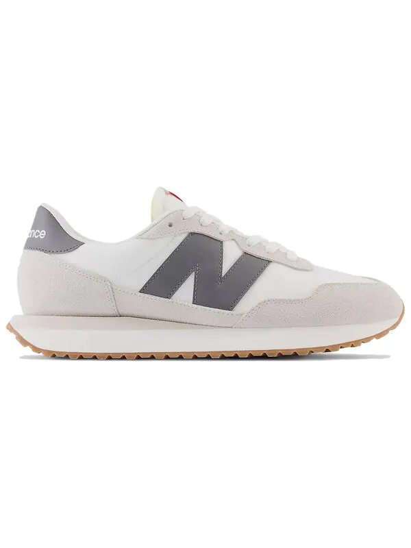 Кроссовки 237 New Balance — изображение 2 из 4, белый серый