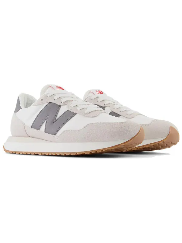 Кроссовки 237 New Balance — изображение 3 из 4, белый серый