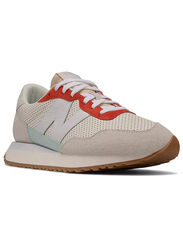 Кроссовки 237 New Balance — изображение 3 из 4, белый/красный