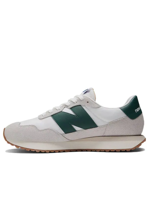 Кроссовки 237 'cloud grey night green' New Balance — изображение 1 из 4, серый/зеленый