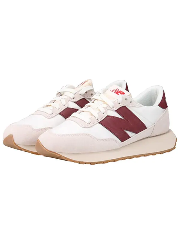 Кроссовки 237 New Balance — изображение 2 из 4, хаки/красный