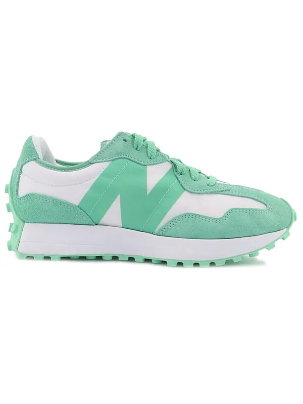 Кроссовки 327 New Balance — изображение 2 из 4, белый/зеленый