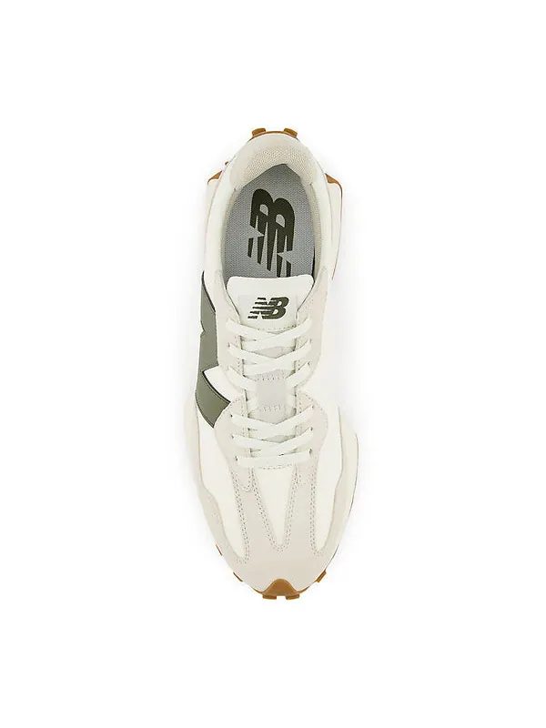 Кроссовки 327 New Balance — изображение 4 из 4, серый/белый/зеленый