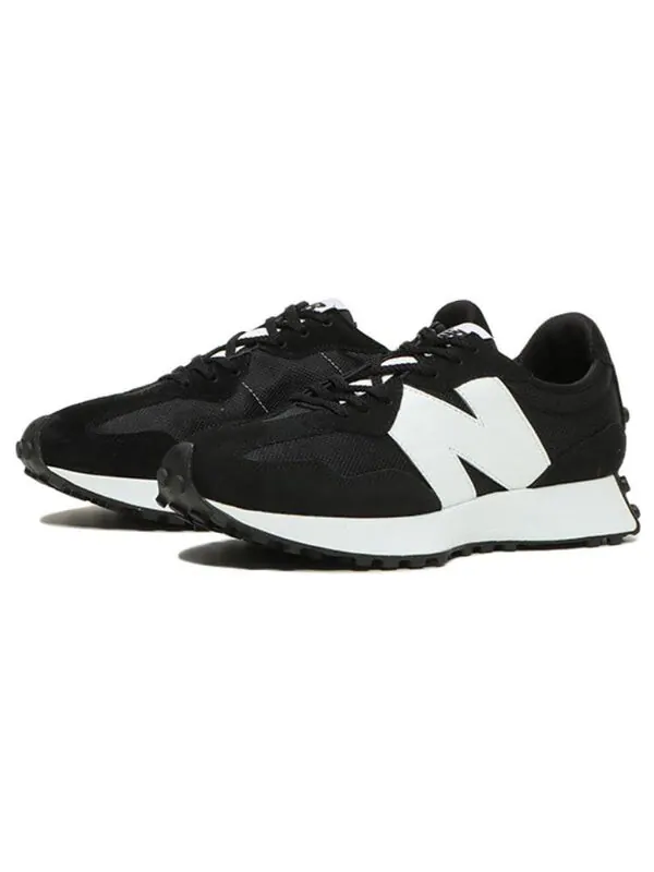 Кроссовки 327 'white black' New Balance — изображение 2 из 4, черный/белый