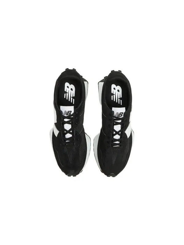 Кроссовки 327 'white black' New Balance — изображение 3 из 4, черный/белый