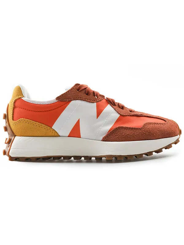 Кроссовки 327 New Balance — изображение 2 из 4, оранжевый/светлый