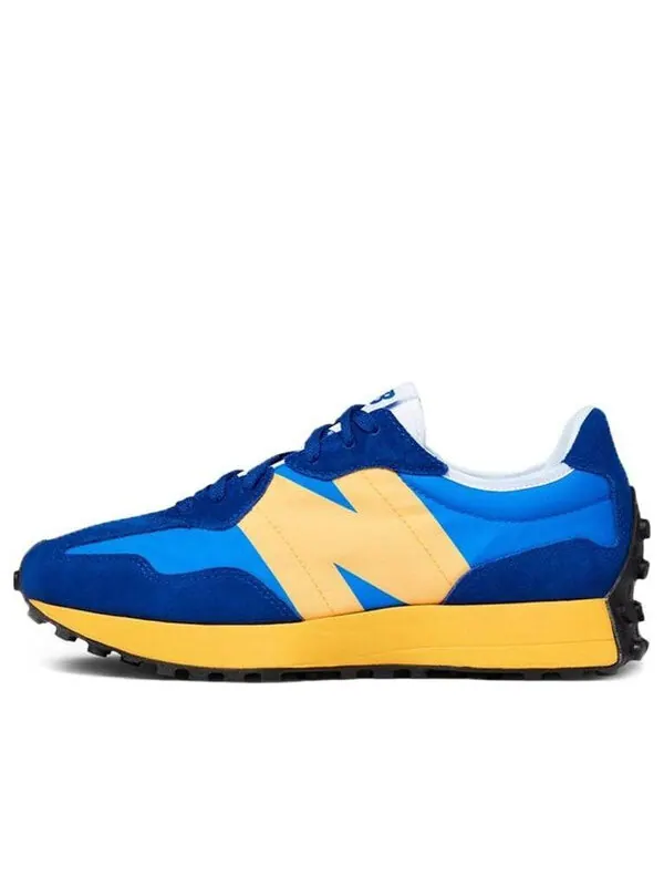 Кроссовки 327 New Balance — изображение 1 из 4, синий/желтый