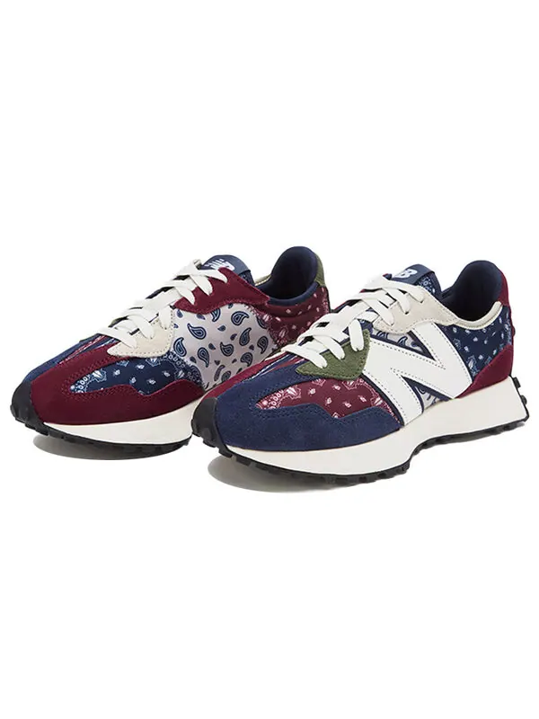 Кроссовки 327 New Balance — изображение 3 из 4, красный/синий