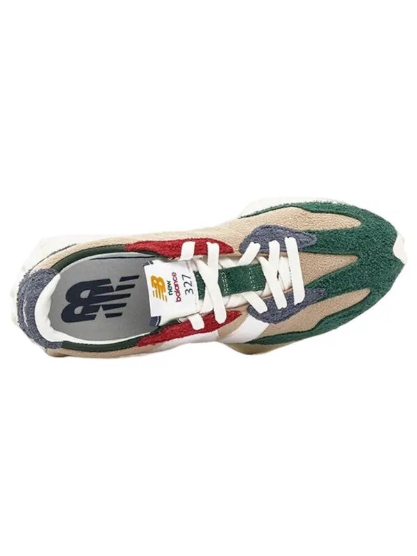 Кроссовки 327 New Balance — изображение 3 из 4, кремовый/белый