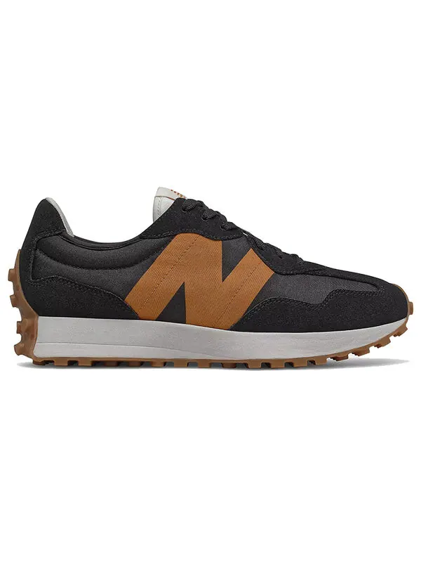 Кроссовки 327 New Balance — изображение 2 из 4, черный/оранжевый