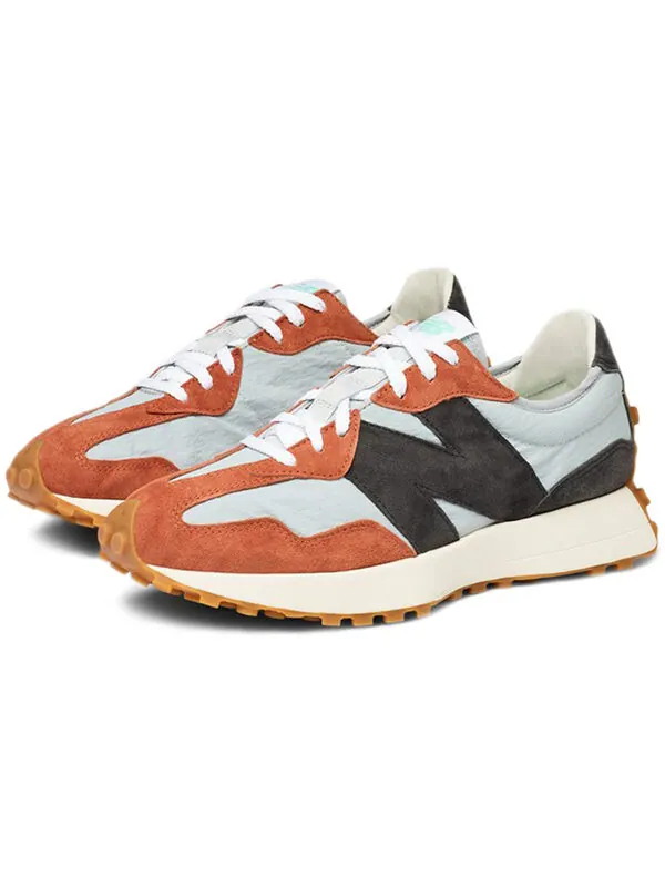 Кроссовки 327 'rust brown' New Balance — изображение 3 из 4, коричневый/серый