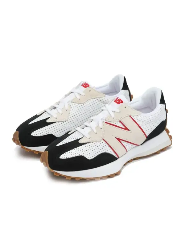 Кроссовки 327 New Balance — изображение 4 из 4, белый/красный/черный