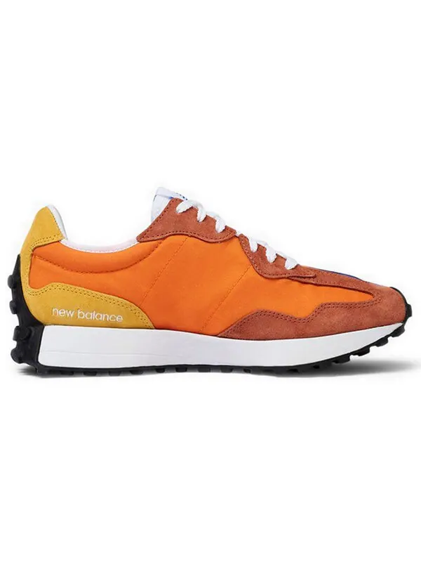 Кроссовки 327 New Balance — изображение 2 из 4, синий/оранжевый