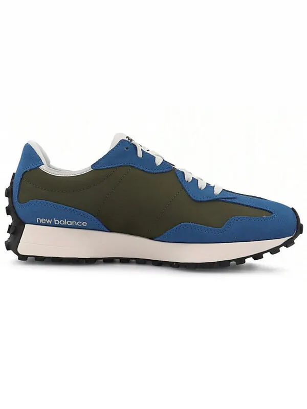 Кроссовки 327 New Balance — изображение 2 из 4, синий/зеленый/желтый