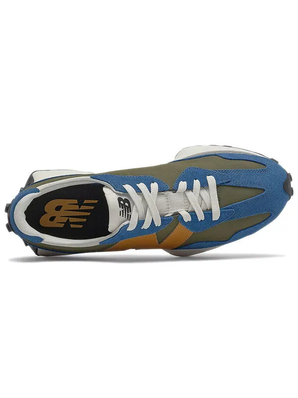Кроссовки 327 New Balance — изображение 4 из 4, синий/зеленый/желтый