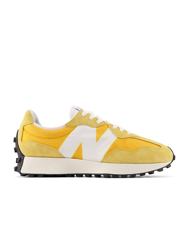 Кроссовки 327 New Balance — изображение 2 из 4, желтый/белый