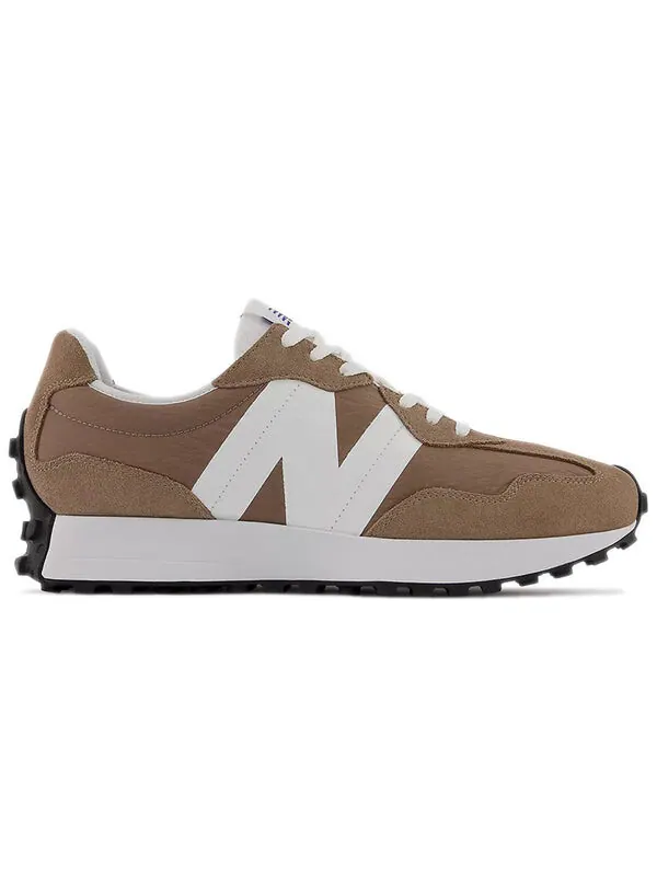 Кроссовки 327 New Balance — изображение 2 из 4, коричневый/белый