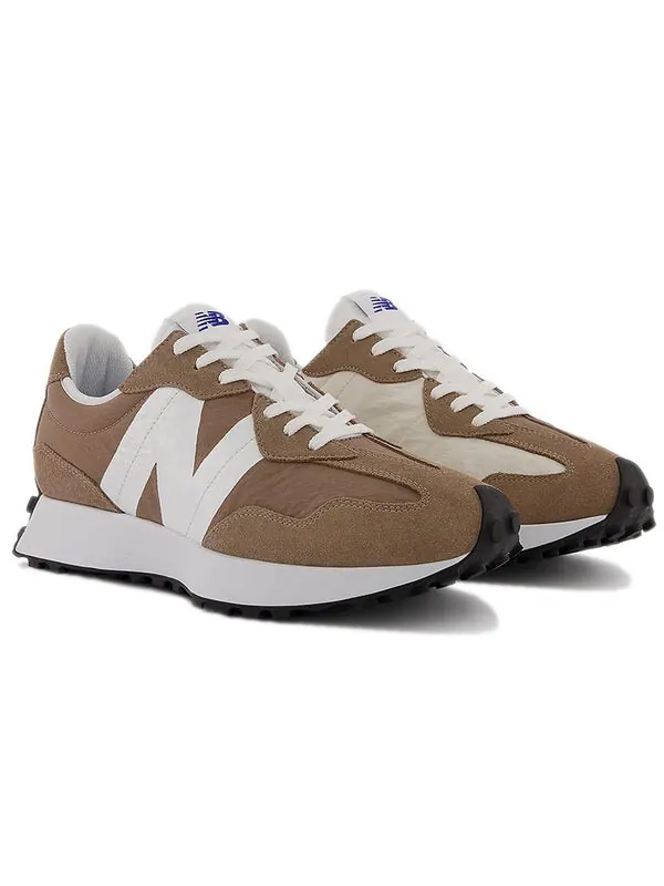 Кроссовки 327 New Balance — изображение 3 из 4, коричневый/белый