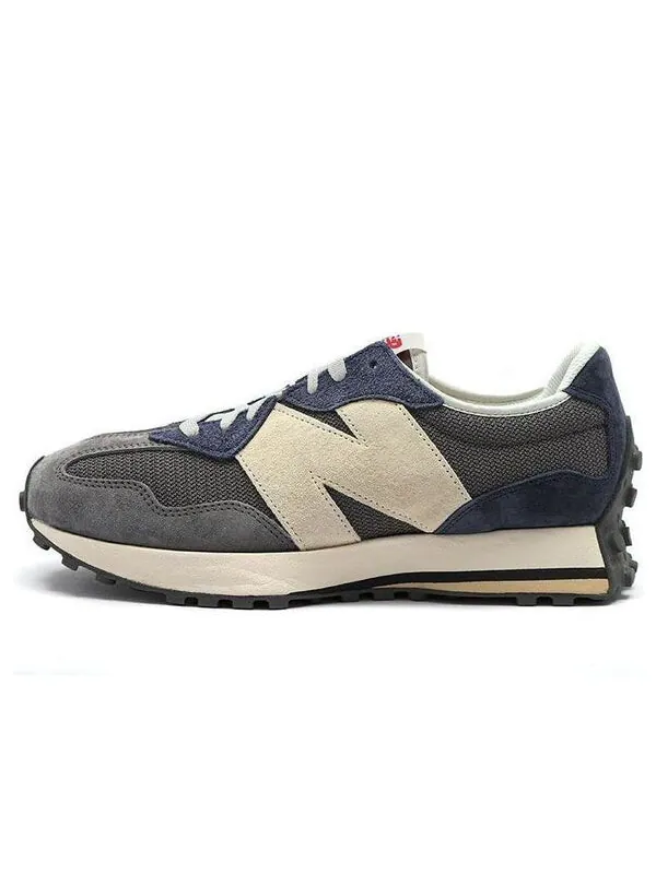 Кроссовки 327 New Balance — изображение 1 из 4, серый/темно-синий