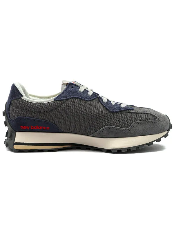 Кроссовки 327 New Balance — изображение 2 из 4, серый/темно-синий