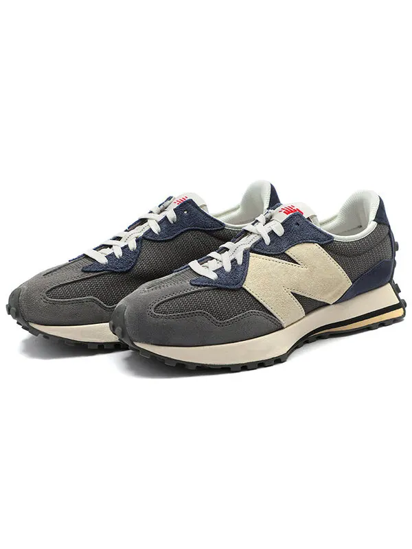 Кроссовки 327 New Balance — изображение 4 из 4, серый/темно-синий
