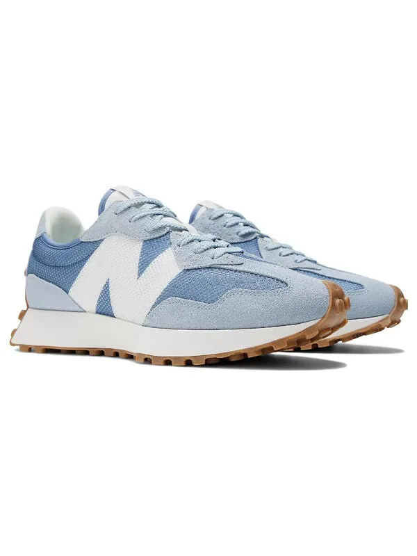 Кроссовки 327 New Balance — изображение 3 из 4, светлый серый/синий