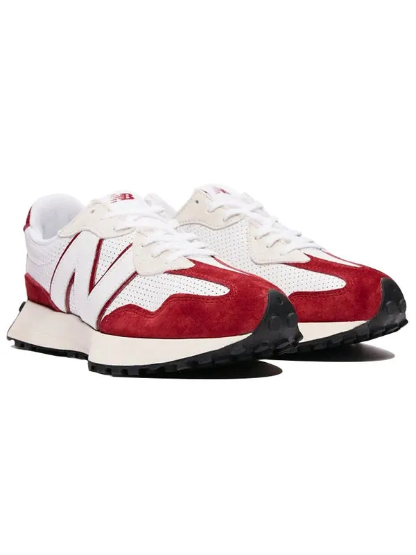 Кроссовки 327 New Balance — изображение 3 из 4, красный/белый