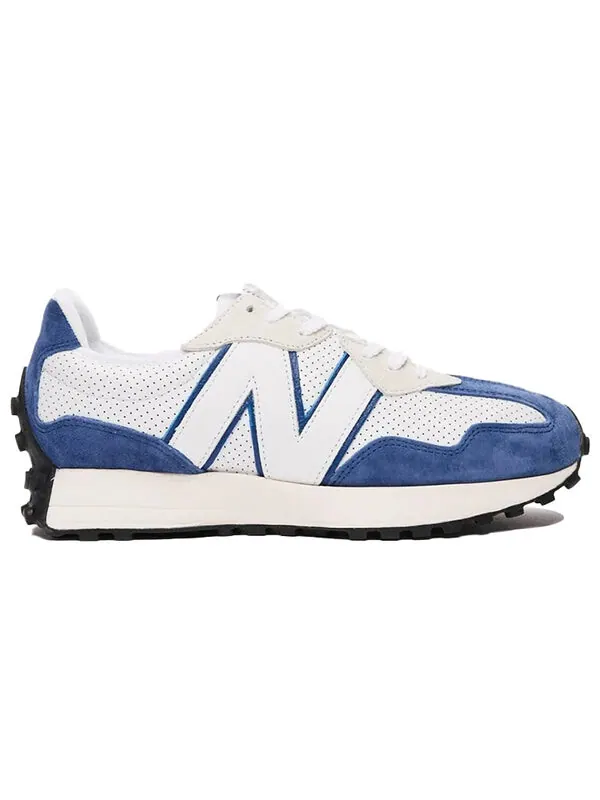 Кроссовки 327 New Balance — изображение 2 из 4, синий/белый