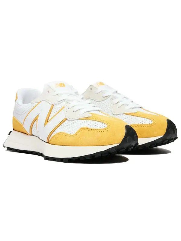 Кроссовки 327 New Balance — изображение 3 из 4, желтый/белый