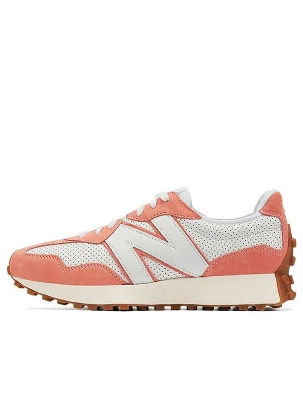 Кроссовки 327 основная упаковка New Balance — изображение 1 из 3, белый/розовый