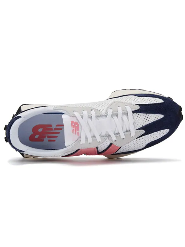 Кроссовки 327 New Balance — изображение 3 из 4, белый/синий/розовый