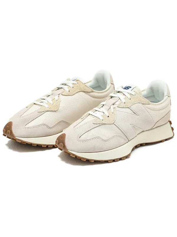 Кроссовки 327 New Balance — изображение 3 из 4, кремовый/желтый